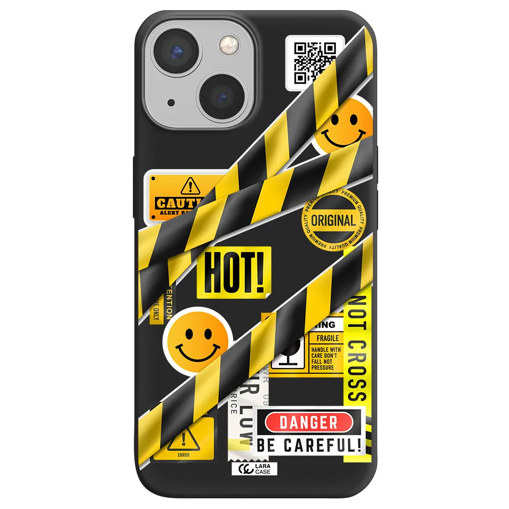 Be Careful Apple iPhone 13 mini Silicone black Case