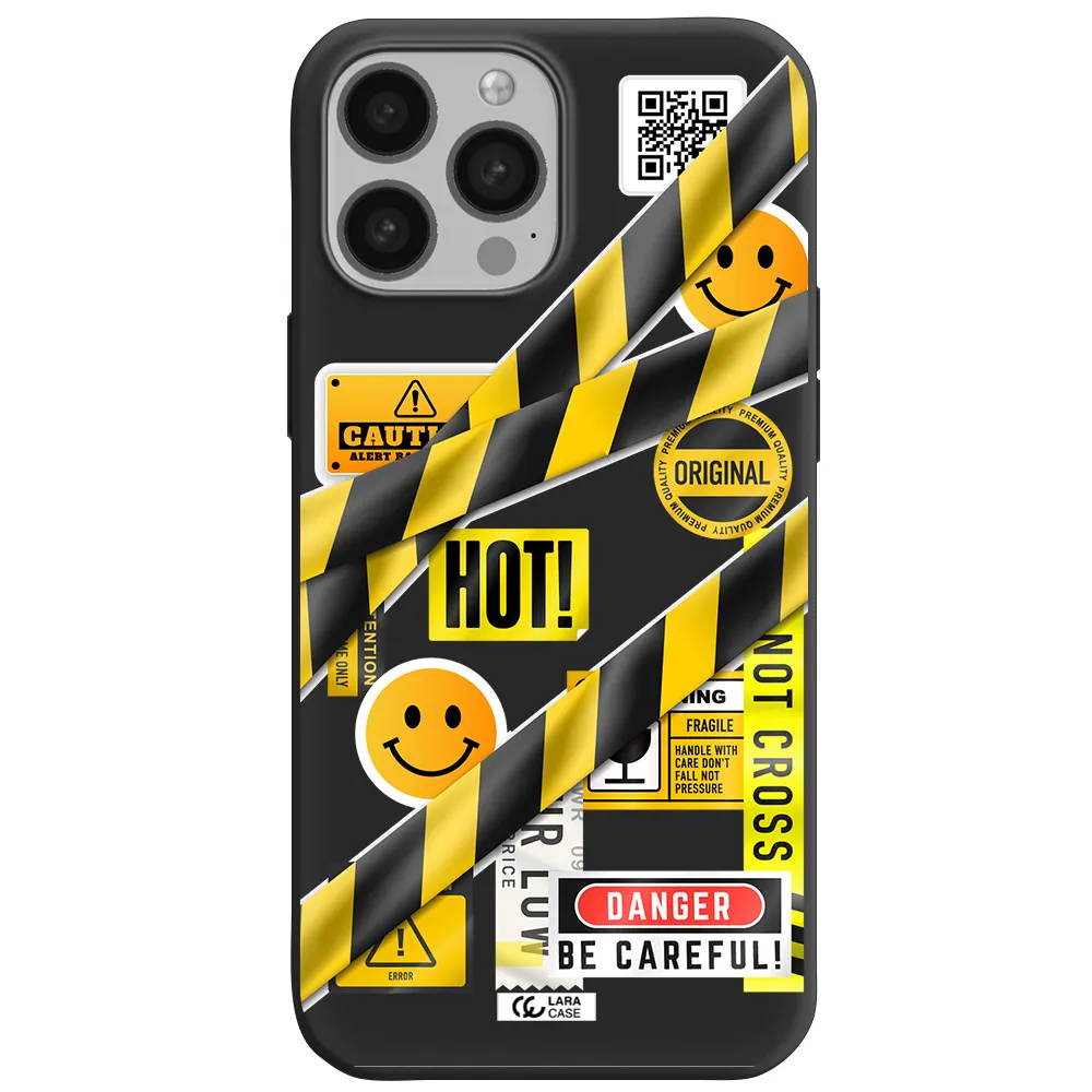 Be Careful Apple iPhone 13 Pro Max Silicone black Case