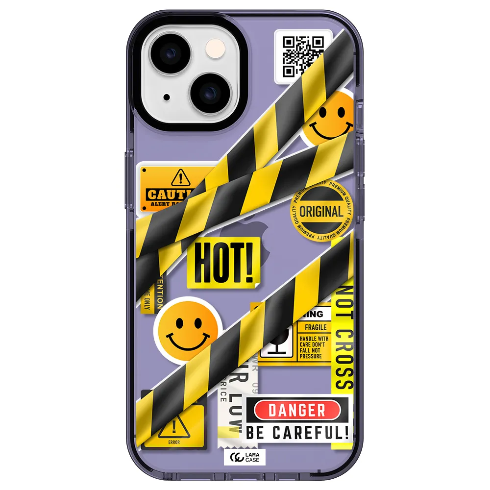 Be Careful Apple iPhone 14 impact Lilac Case