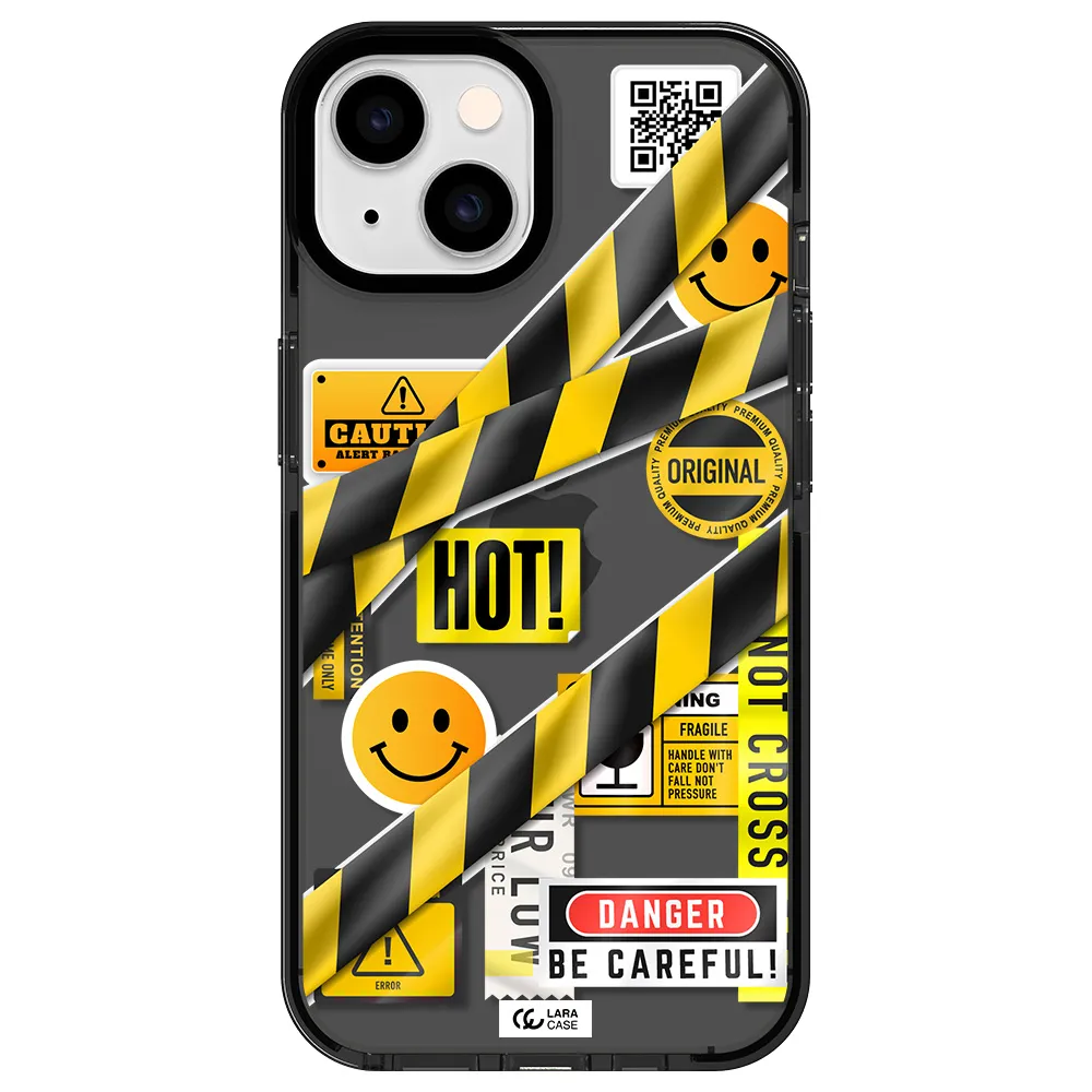 Be Careful Apple iPhone 14 impact Smoke Black Case