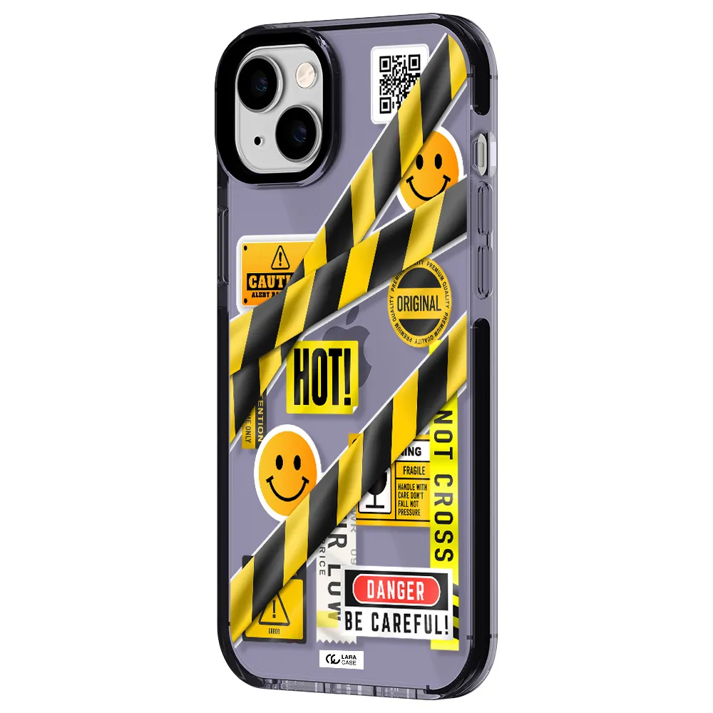 Be Careful Apple iPhone 14 plus impact Lilac Case