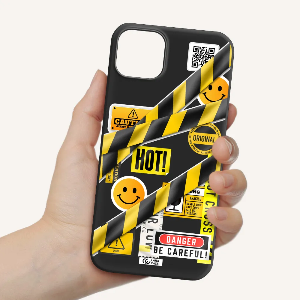 Be Careful Apple iPhone 14 plus Silicone black Case