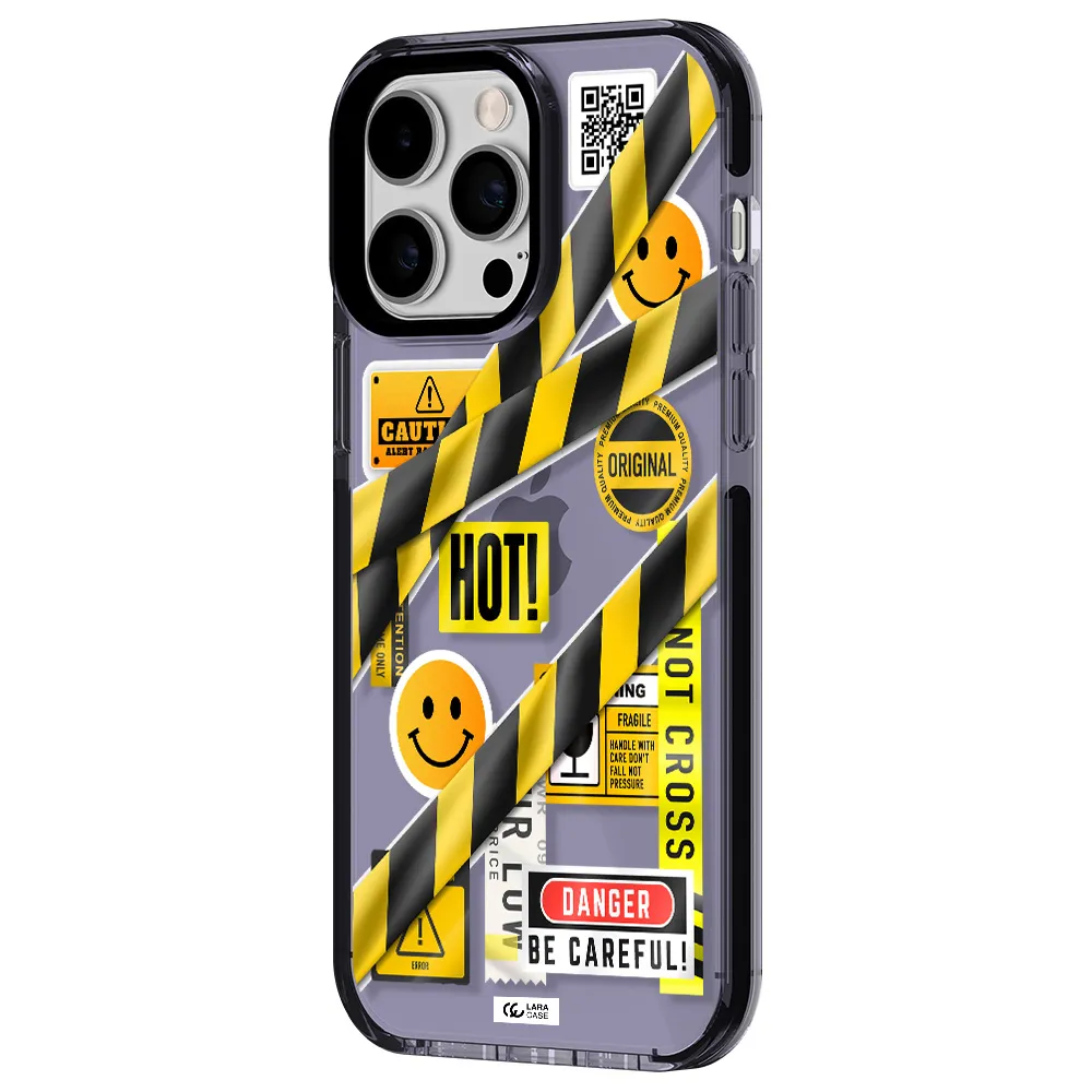 Be Careful Apple iPhone 14 pro max impact Lilac Case