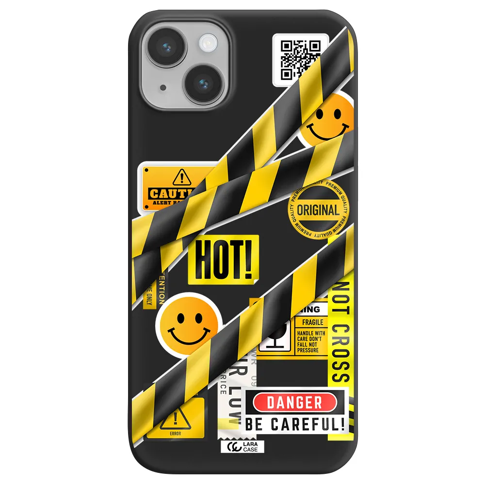 Be Careful Apple iPhone 14 Silicone black Case