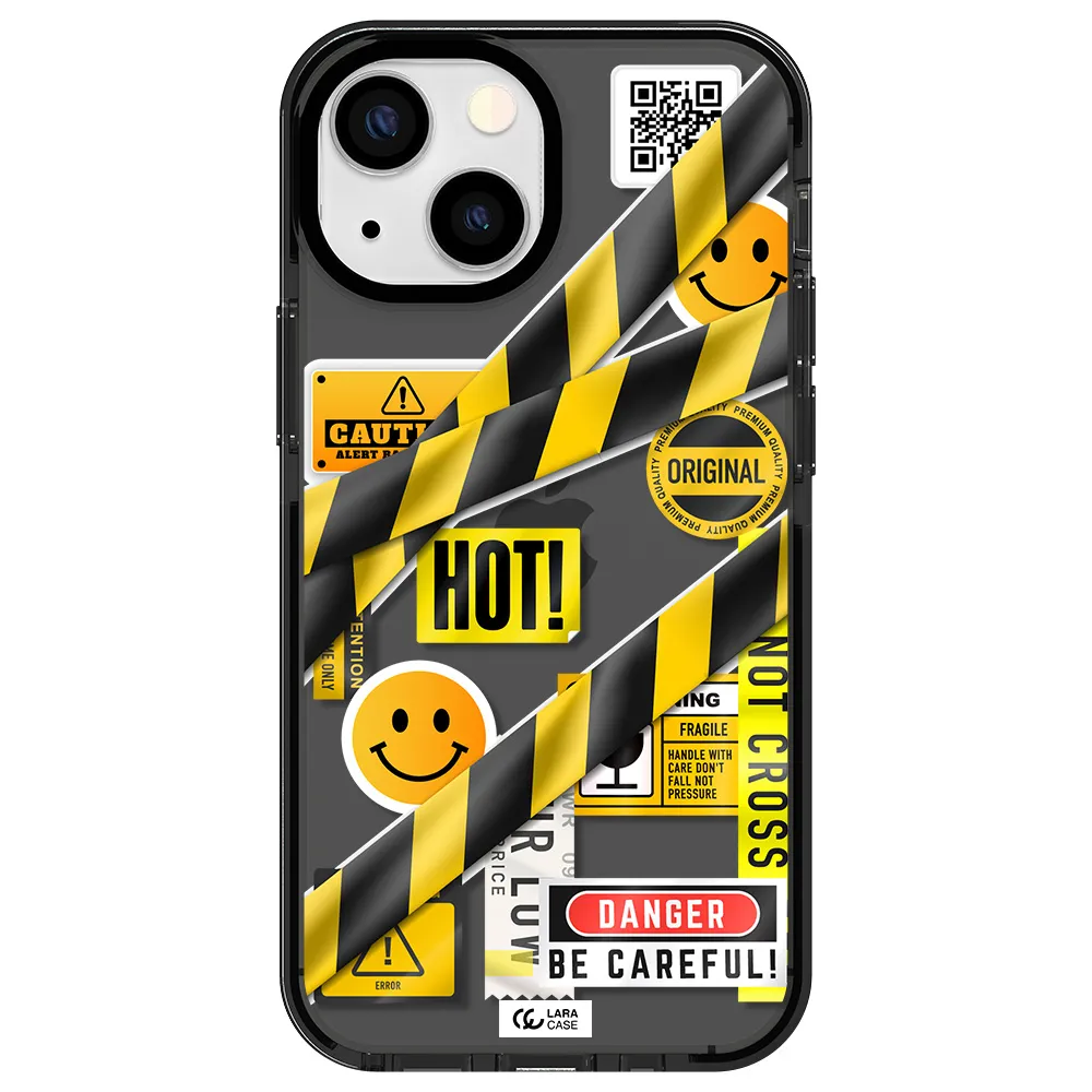 Be Careful Apple iPhone 15 impact Smoke Black Case