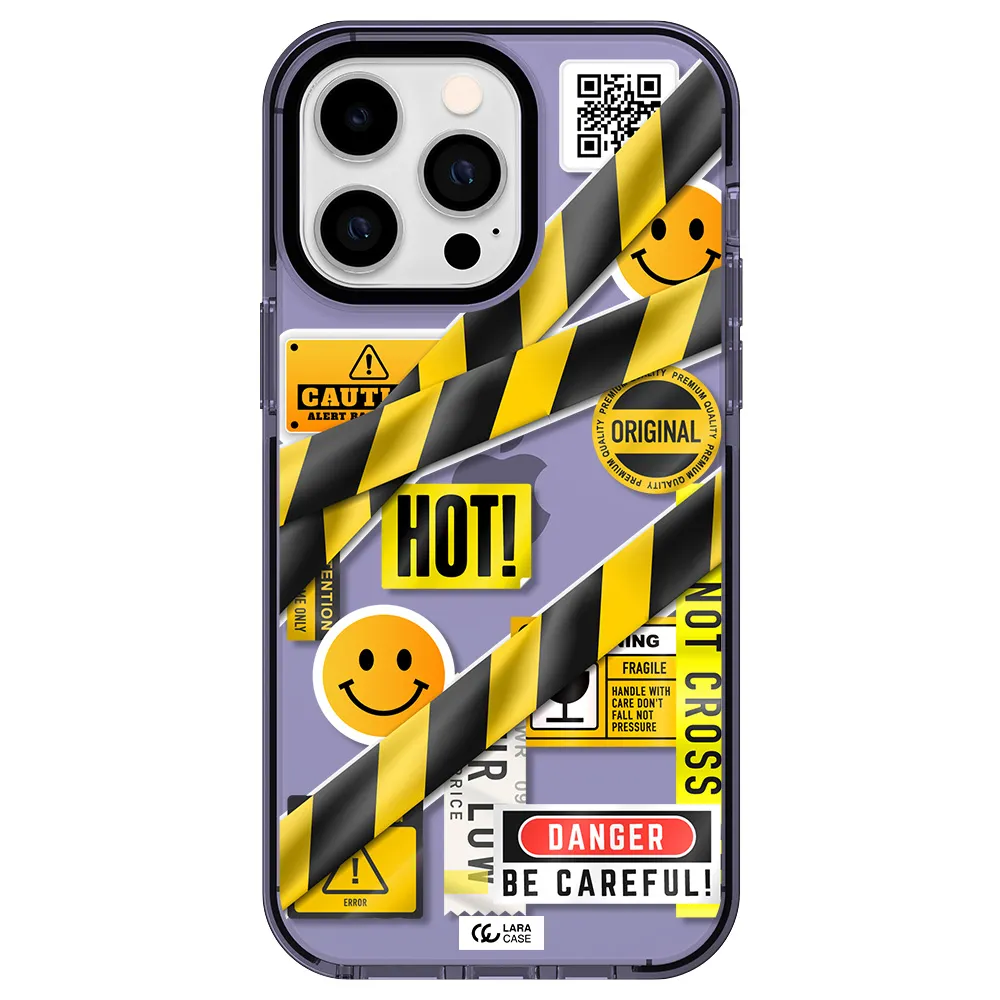 Be Careful Apple iPhone 15 Pro Max impact Lilac Case