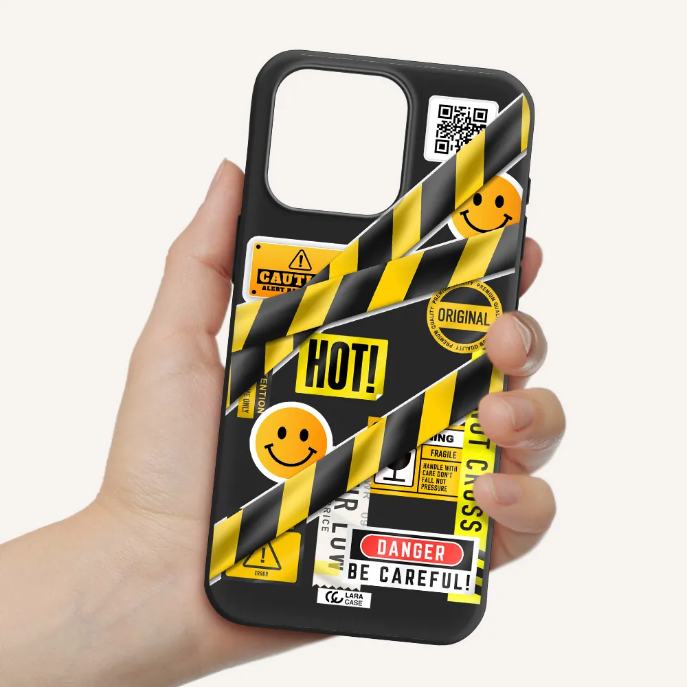 Be Careful Apple Iphone 15 Pro max Silicone black Case