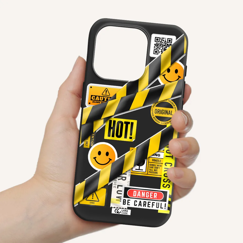 Be Careful Apple Iphone 15 Pro Silicone Black Case