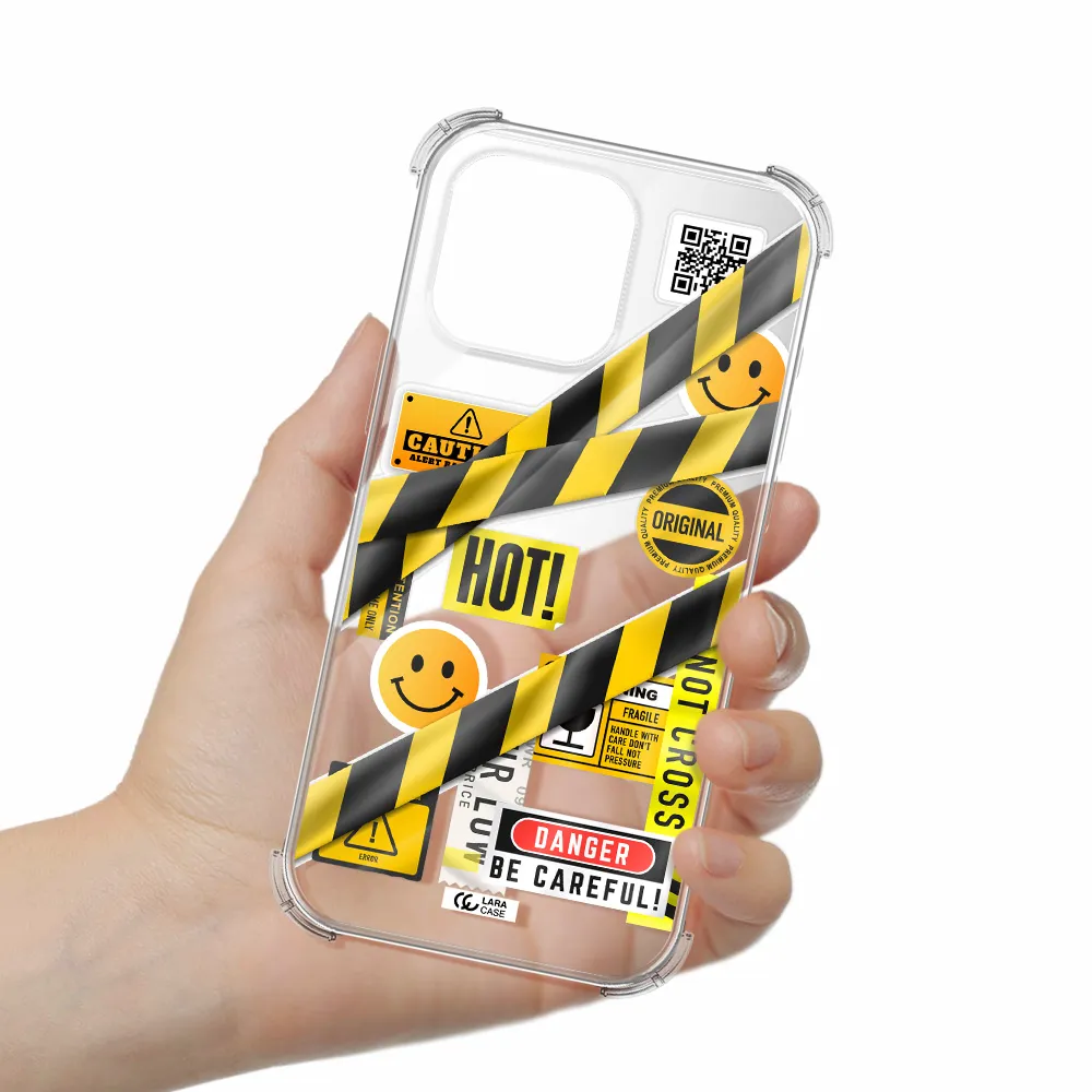 Be Careful Apple Iphone 16 Pro Max Clear Pc Case