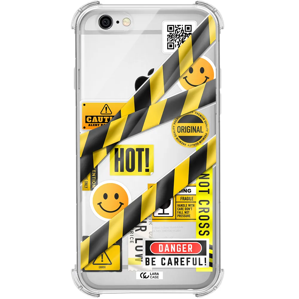 Be Careful Apple iPhone 6 Clear PC Case