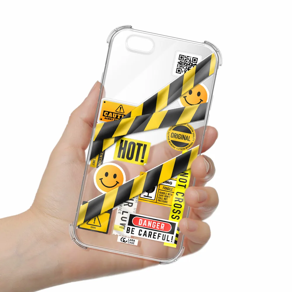 Be Careful Apple iPhone 6 Clear PC Case