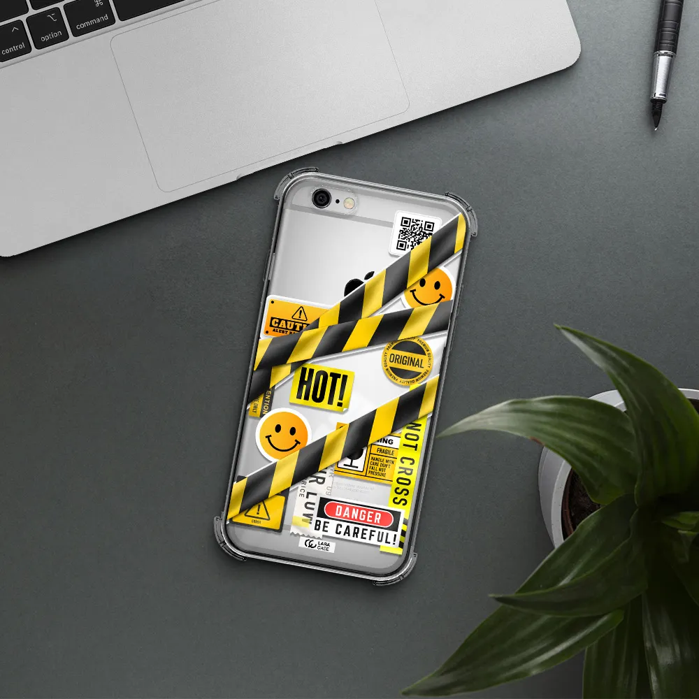 Be Careful Apple iPhone 6 Clear PC Case