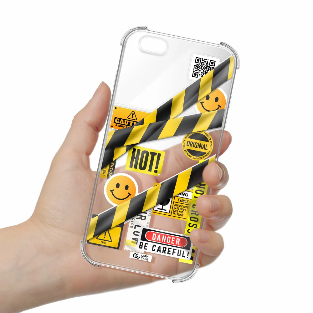 Be Careful Apple iPhone 6 plus Clear PC Case