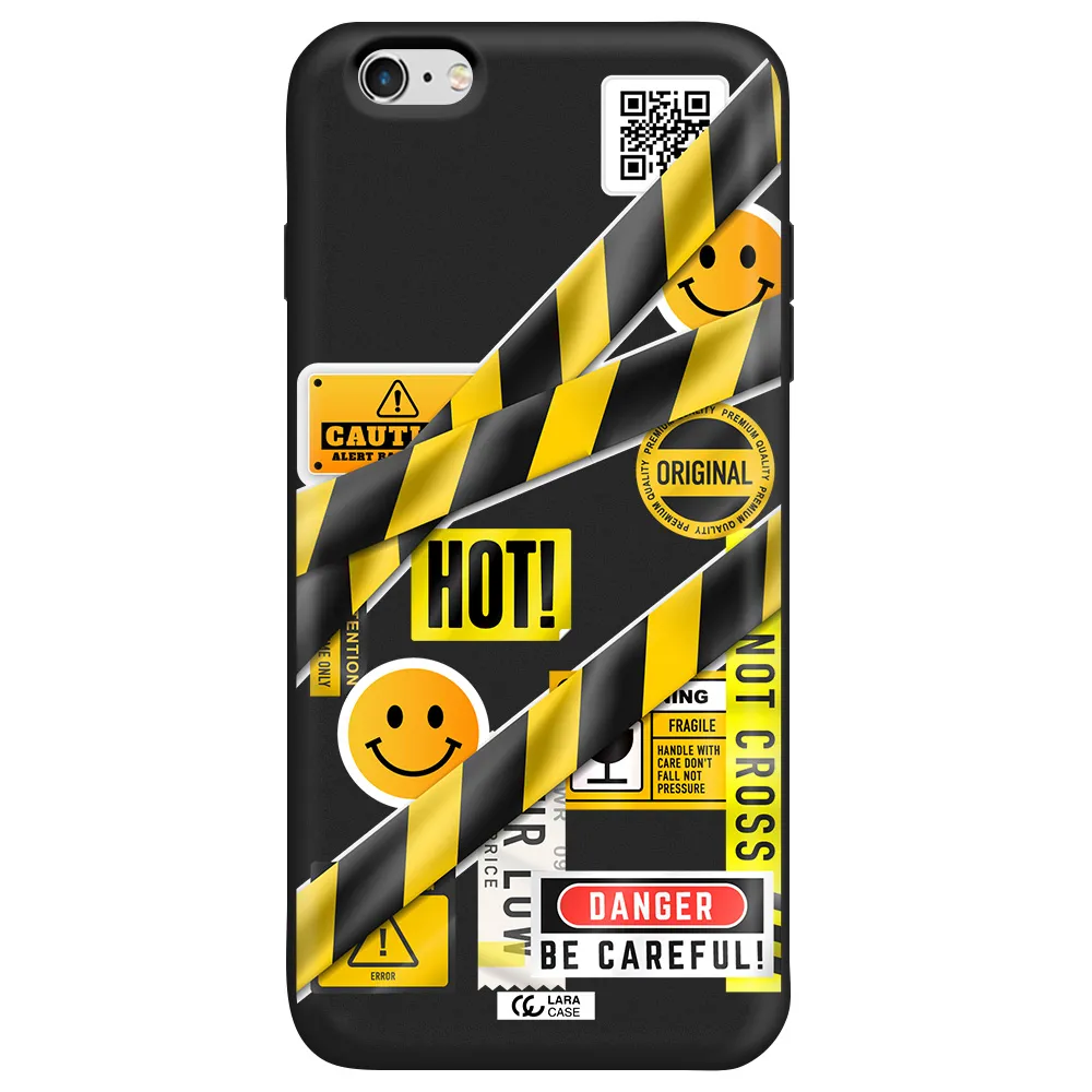 Be Careful Apple iPhone 6 plus Silicone black Case