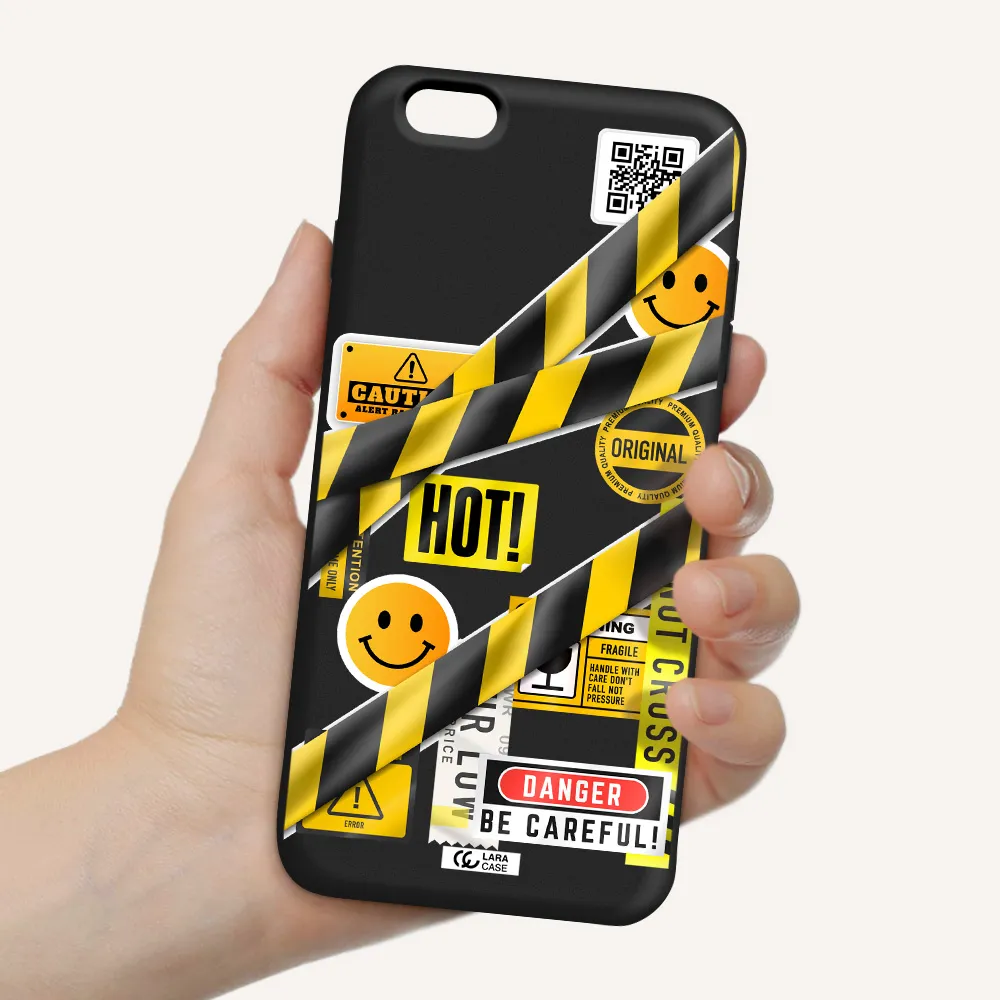 Be Careful Apple iPhone 6 plus Silicone black Case