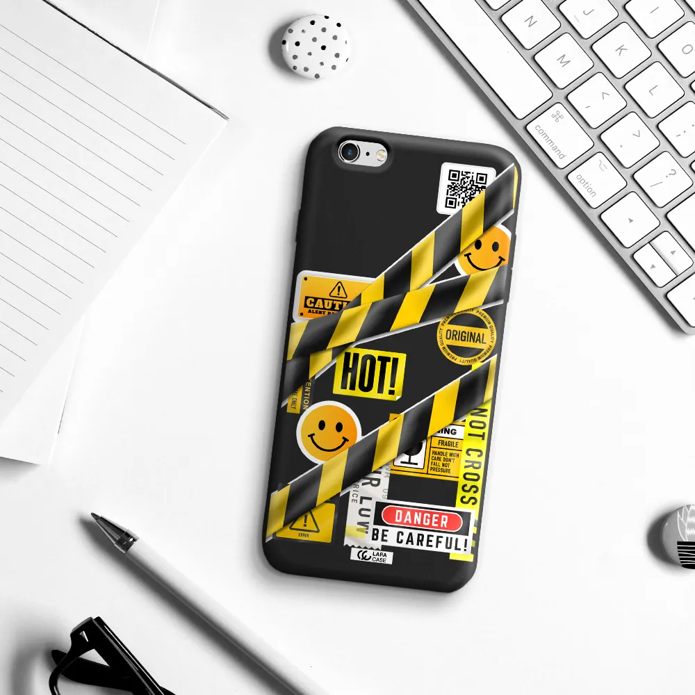 Be Careful Apple iPhone 6 plus Silicone black Case