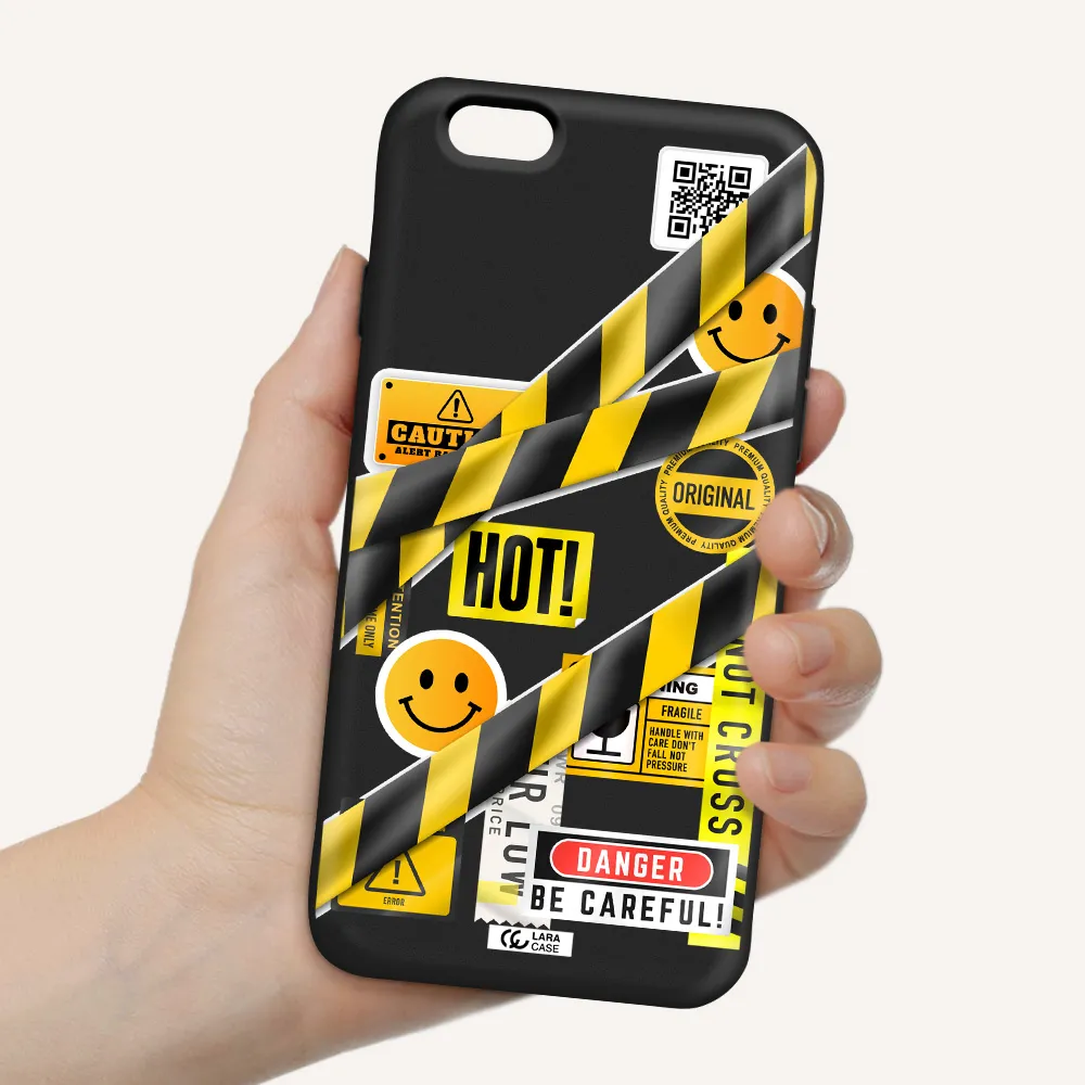 Be Careful Apple iPhone 6 Silicone black Case