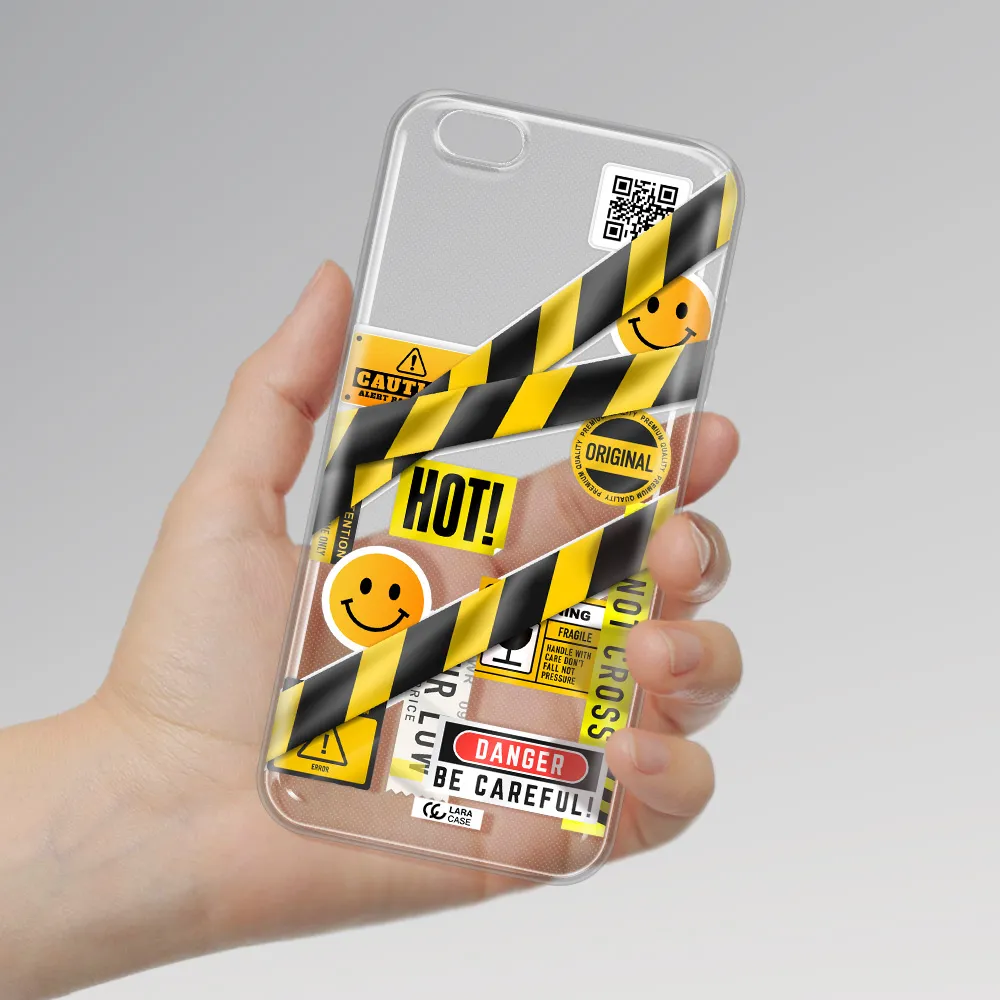 Be Careful Apple iPhone 6S Clear TPU Case