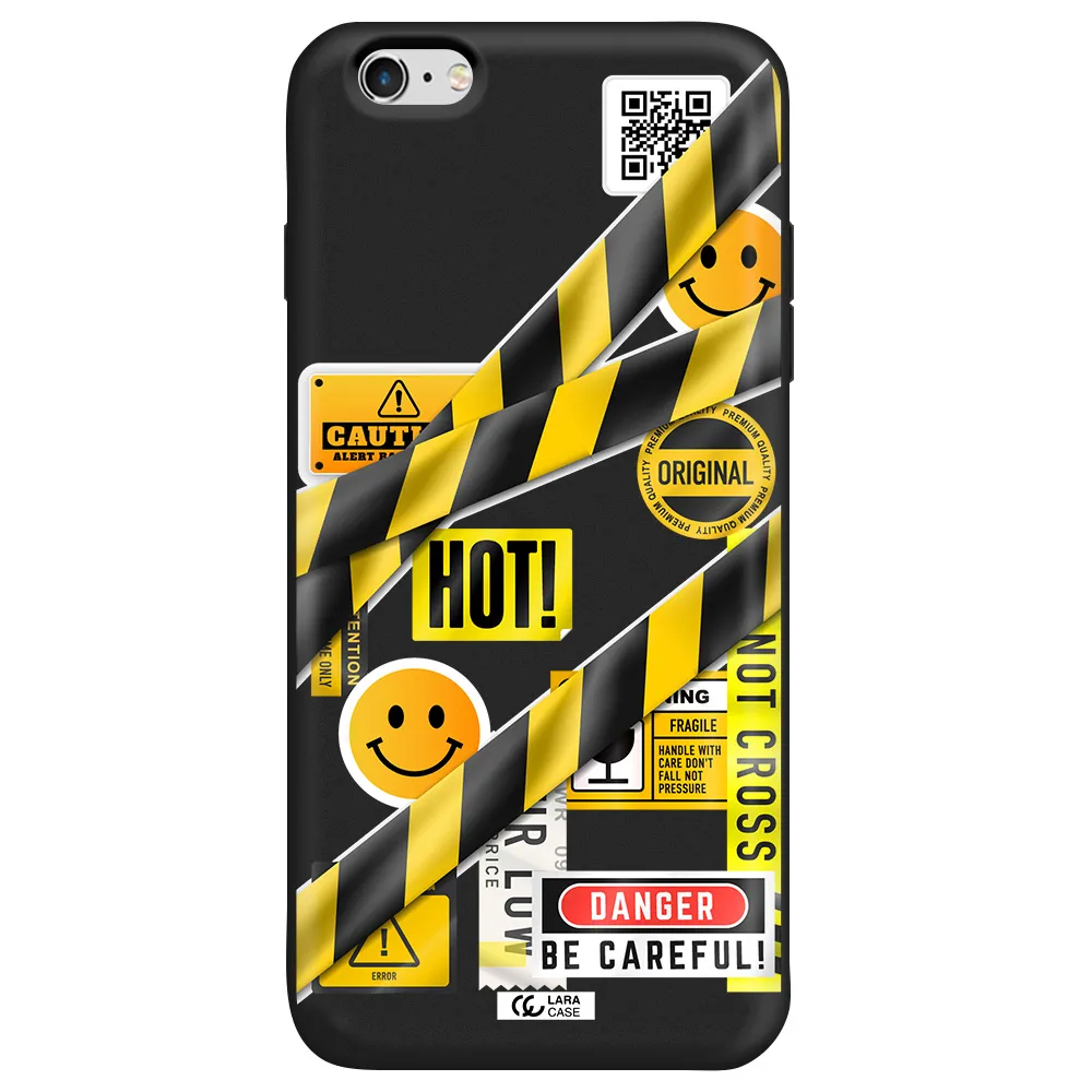 Be Careful Apple iPhone 6S Silicone black Case