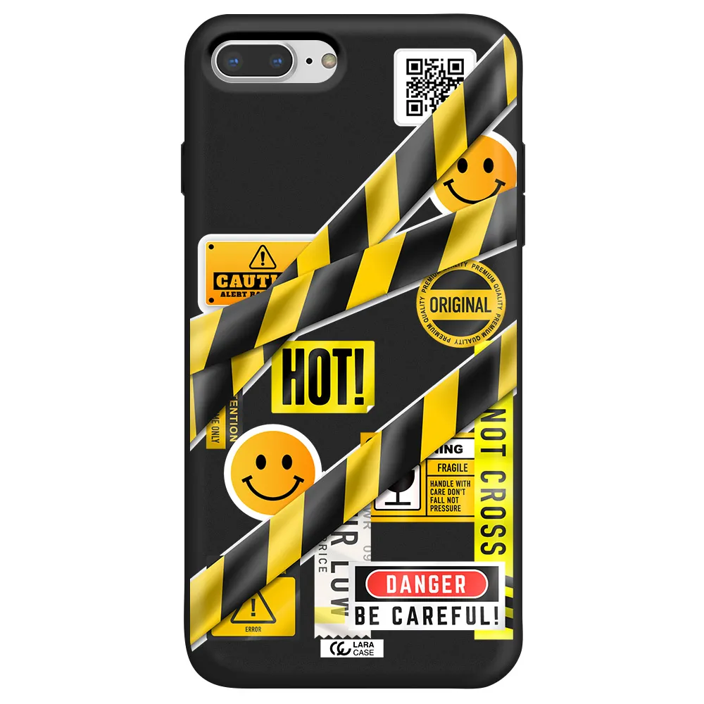 Be Careful Apple iPhone 7 plus Silicone black Case