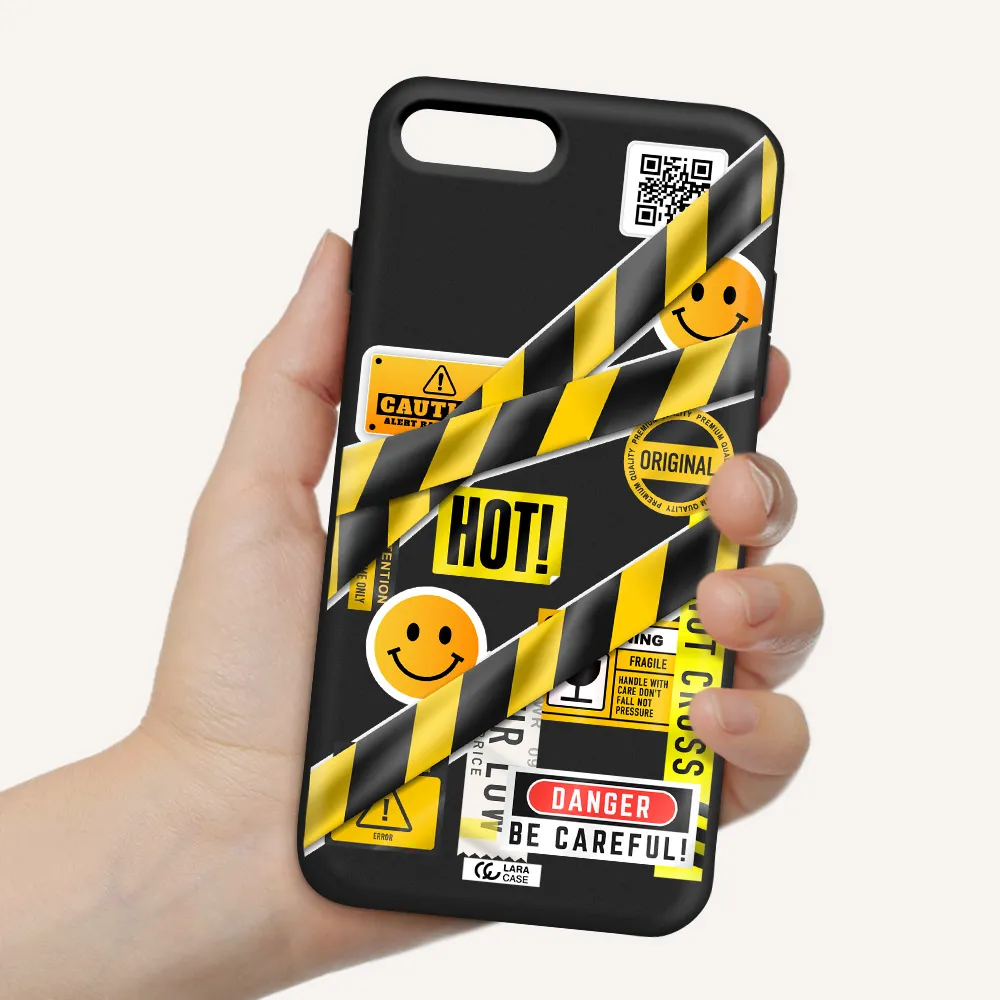 Be Careful Apple iPhone 7 plus Silicone black Case