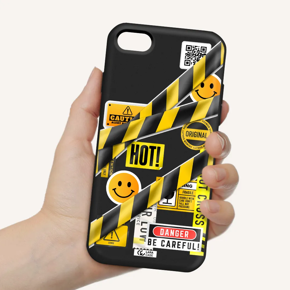 Be Careful Apple iPhone 8 Silicone black Case