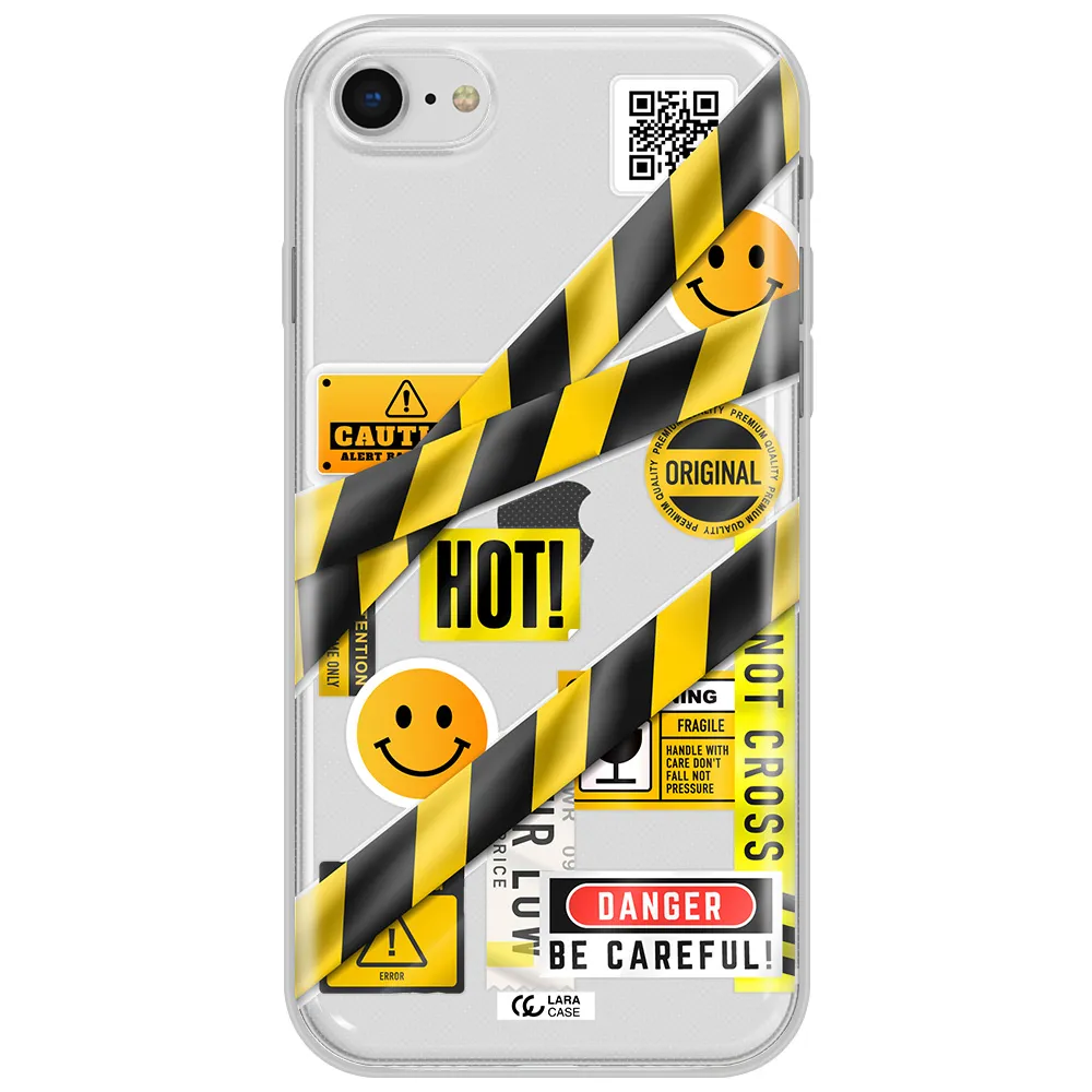 Be Careful Apple Iphone Se 2020 Clear Tpu Case