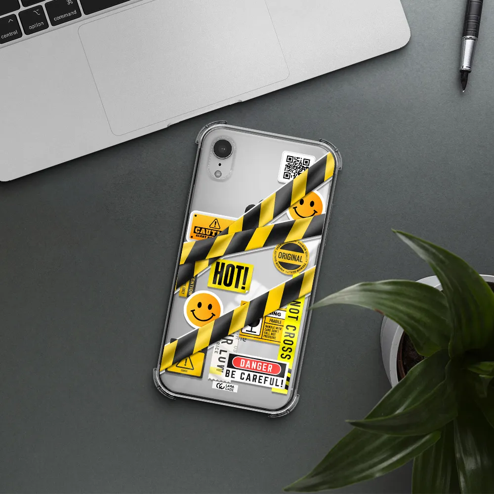 Be Careful Apple iPhone XR Clear PC Case