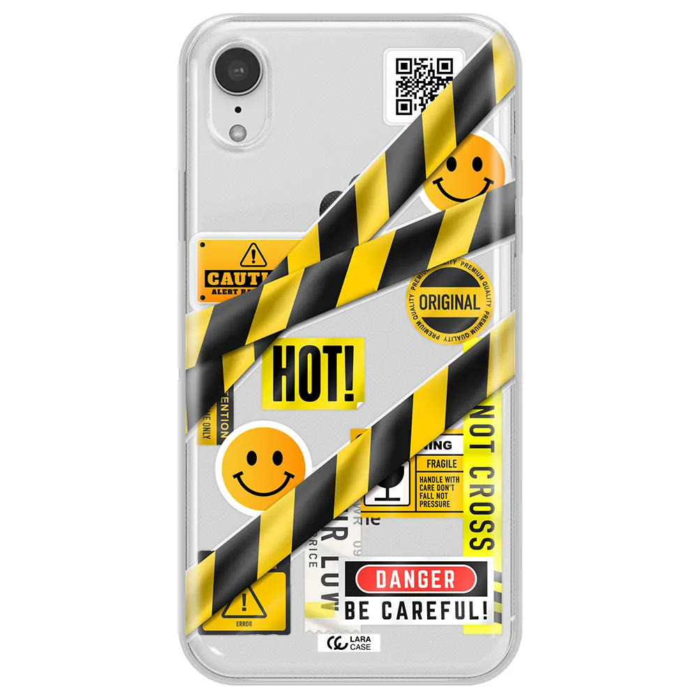 Be Careful Apple iPhone XR Clear TPU Case