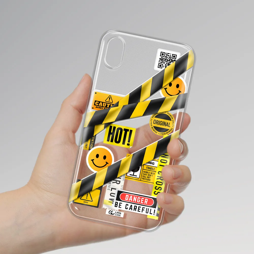Be Careful Apple iPhone XR Clear TPU Case