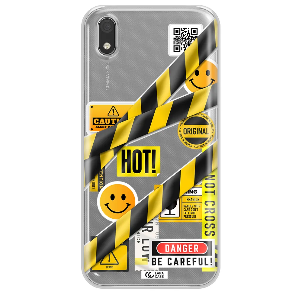 Be Careful Huawei Honor 8S Clear TPU Case