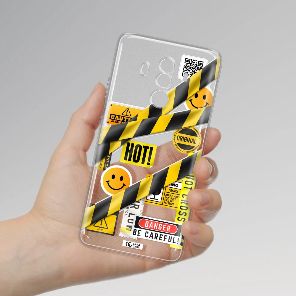Be Careful Huawei Mate 10 Clear TPU Case