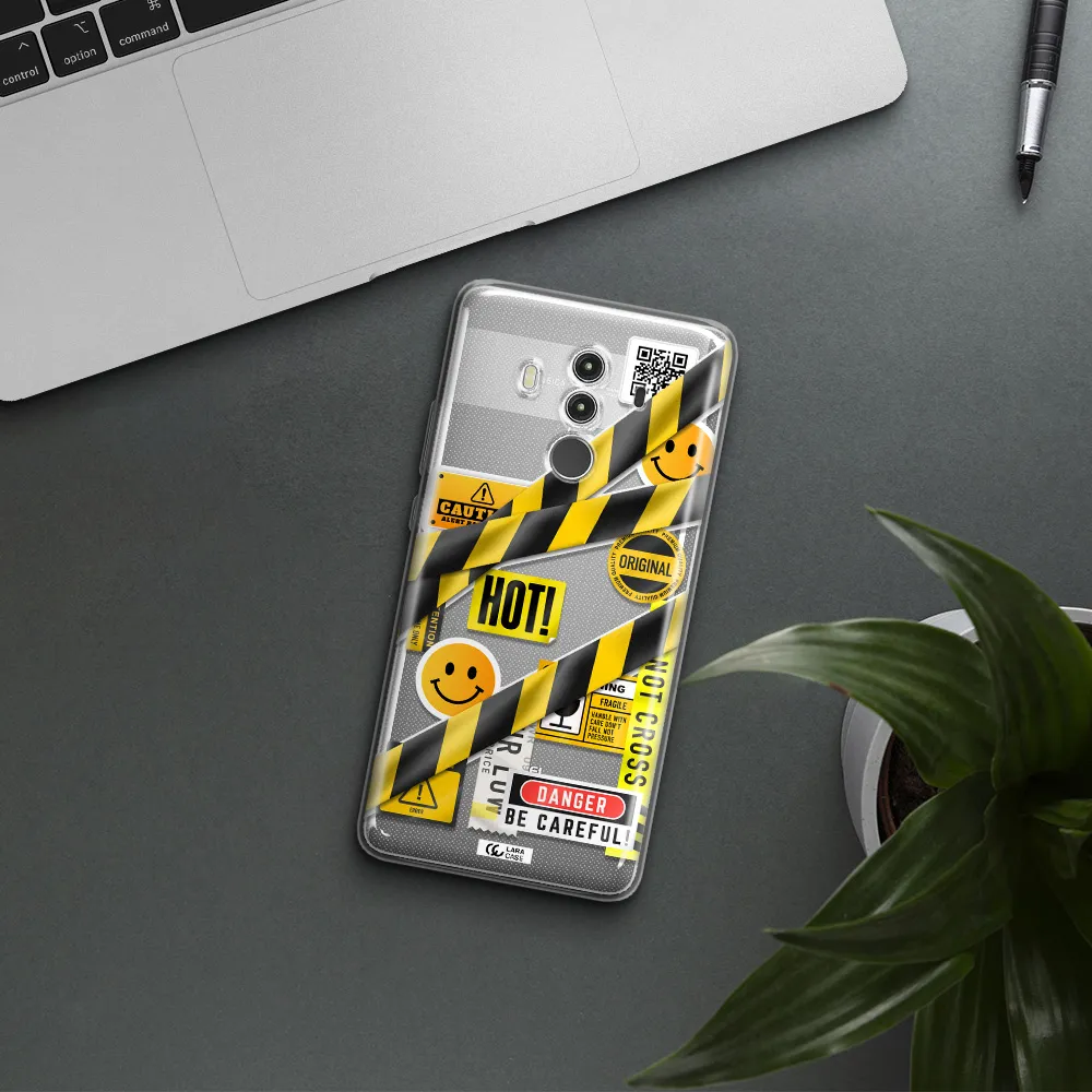 Be Careful Huawei Mate 10 Clear TPU Case