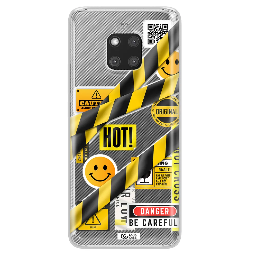 Be Careful Huawei Mate 20 Pro Clear TPU Case