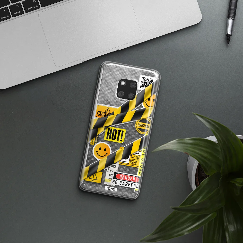 Be Careful Huawei Mate 20 Pro Clear TPU Case