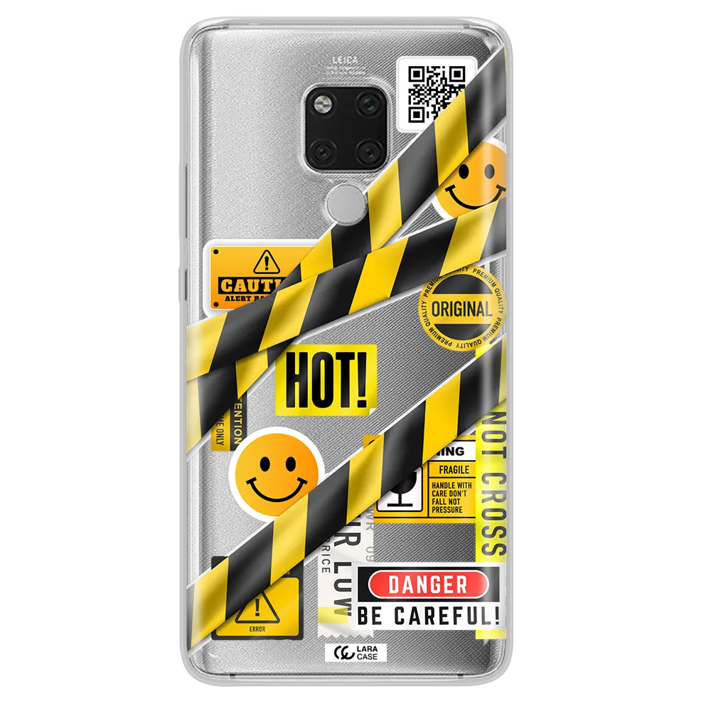 Be Careful Huawei Mate 20X Clear TPU Case