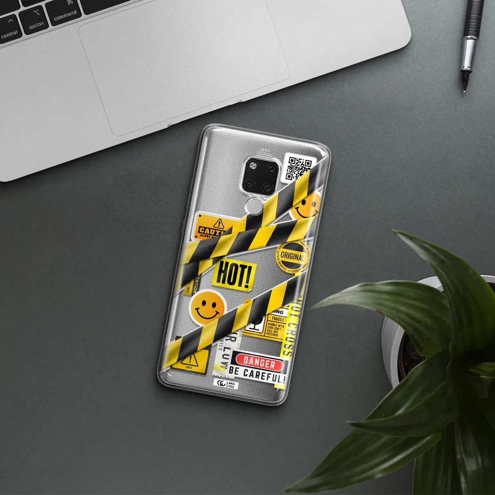 Be Careful Huawei Mate 20X Clear TPU Case