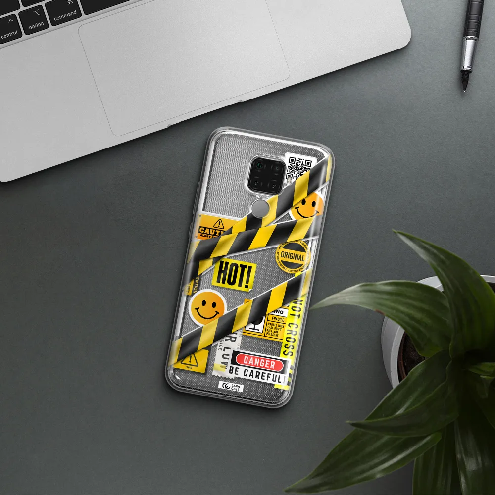 Be Careful Huawei Mate 30 Lite Clear TPU Case