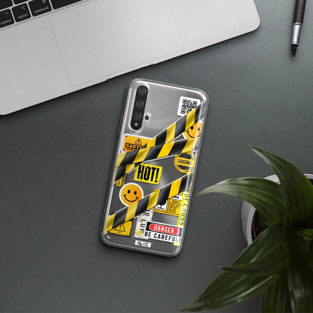 Be Careful Huawei Nova 5t Clear TPU Case