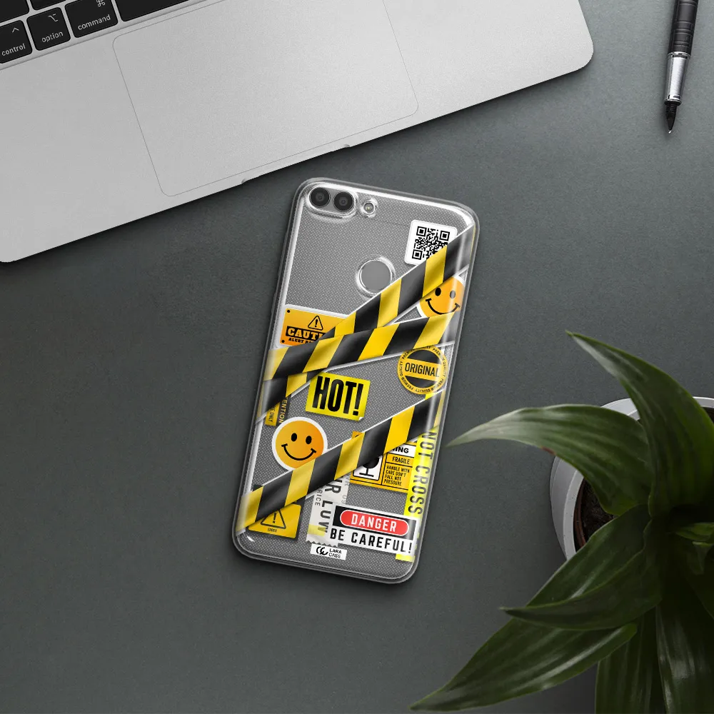 Be Careful Huawei P Smart 2017 Clear TPU Case