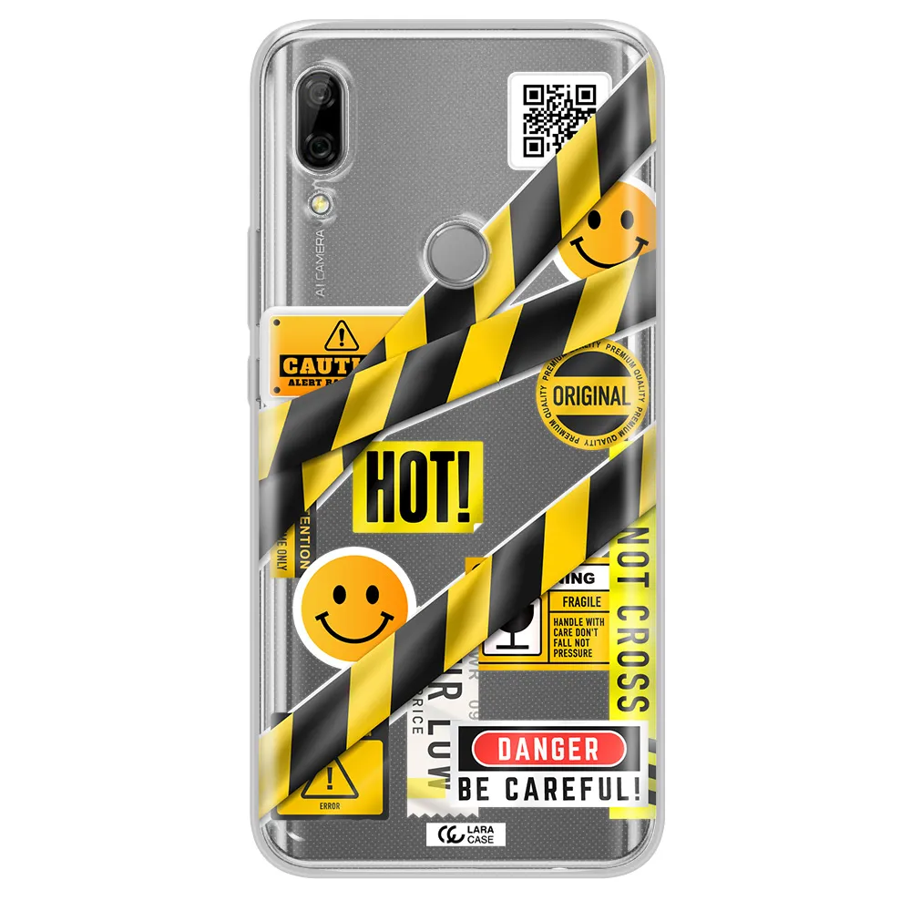 Be Careful Huawei P Smart Z Clear TPU Case