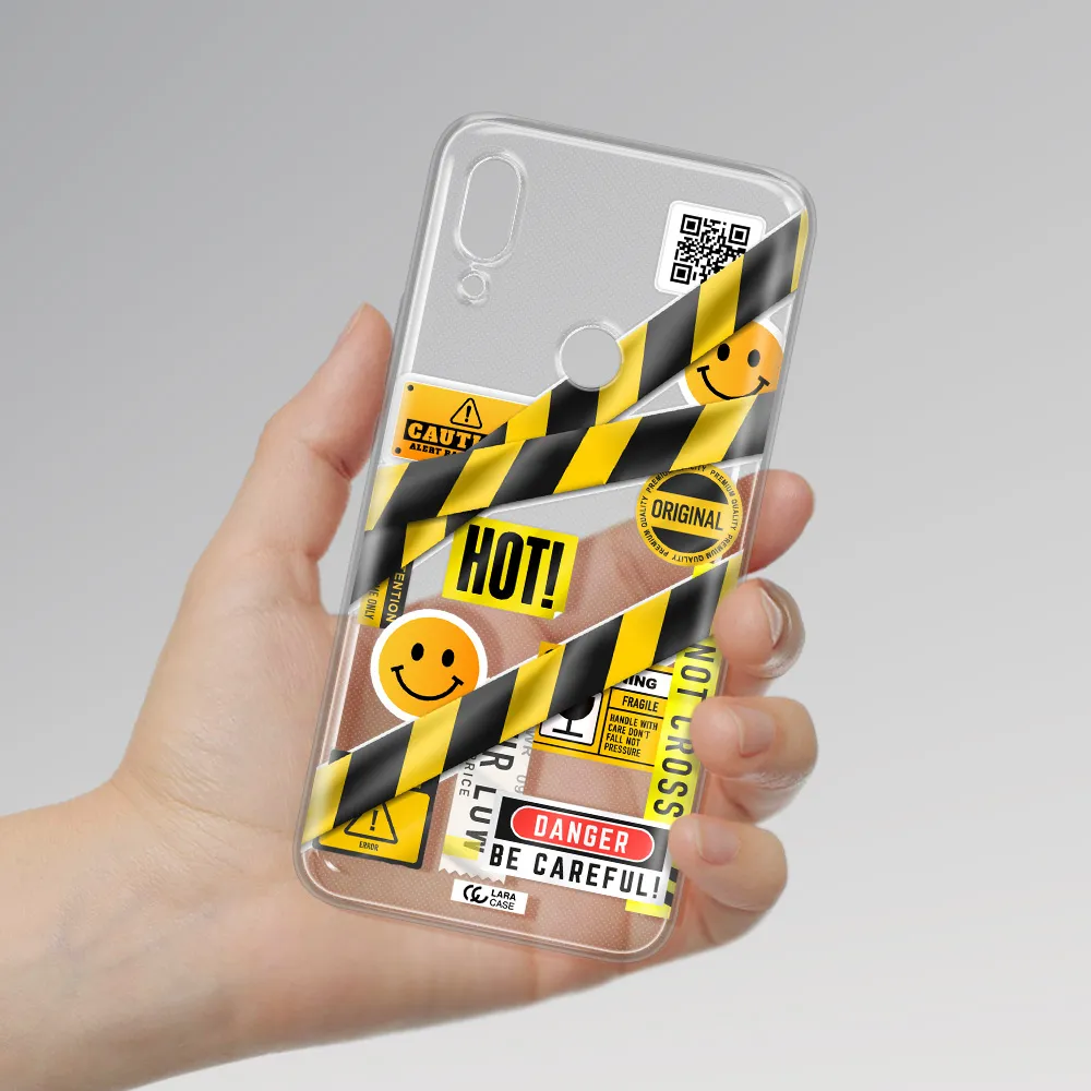 Be Careful Huawei P Smart Z Clear TPU Case