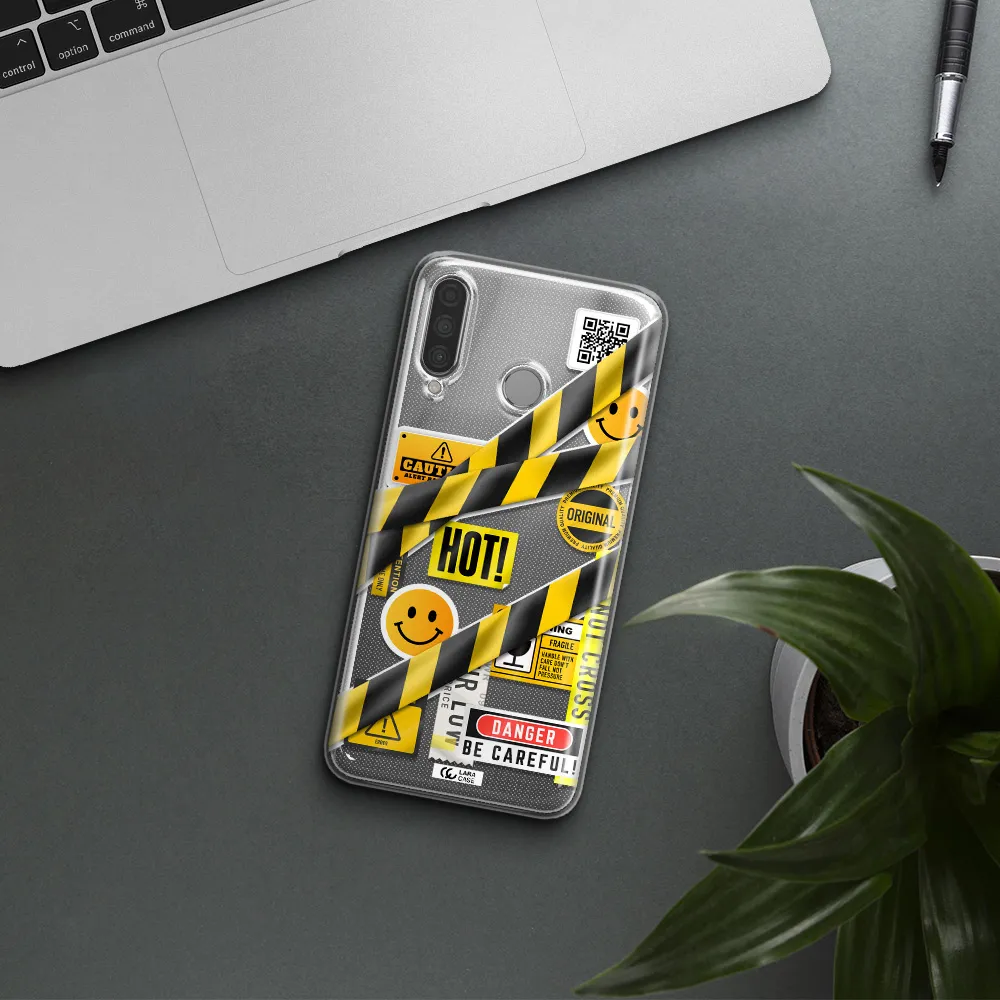Be Careful Huawei P30 Lite Clear TPU Case