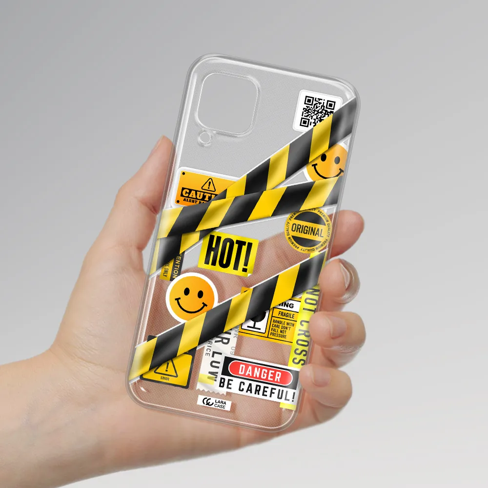 Be Careful Huawei P40 Lite Clear TPU Case