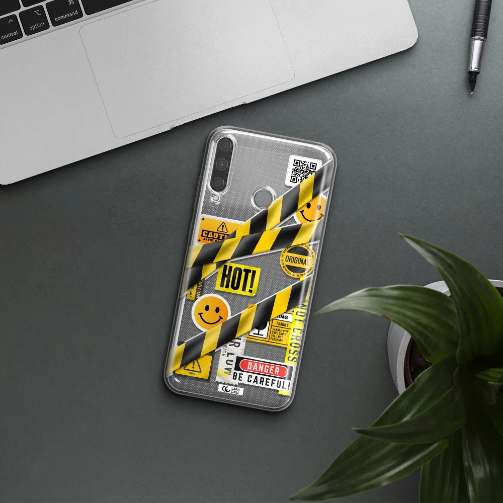 Be Careful Huawei P40 Lite E Clear TPU Case