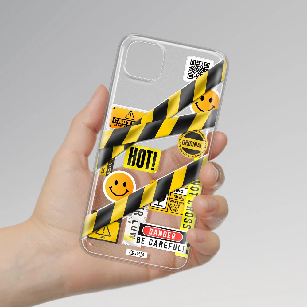 Be Careful Huawei Y5P Clear TPU Case