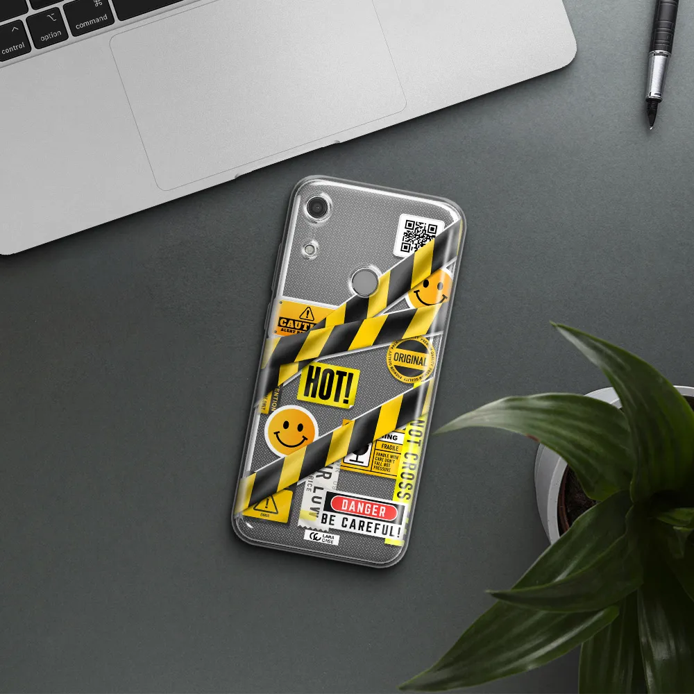 Be Careful Huawei Y6S Clear TPU Case