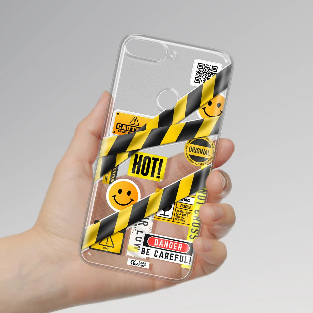 Be Careful Huawei Y7 Prime 2018 Clear TPU Case