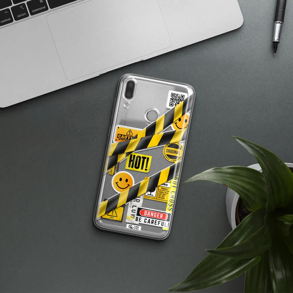 Be Careful Huawei Y9 2019 Clear TPU Case