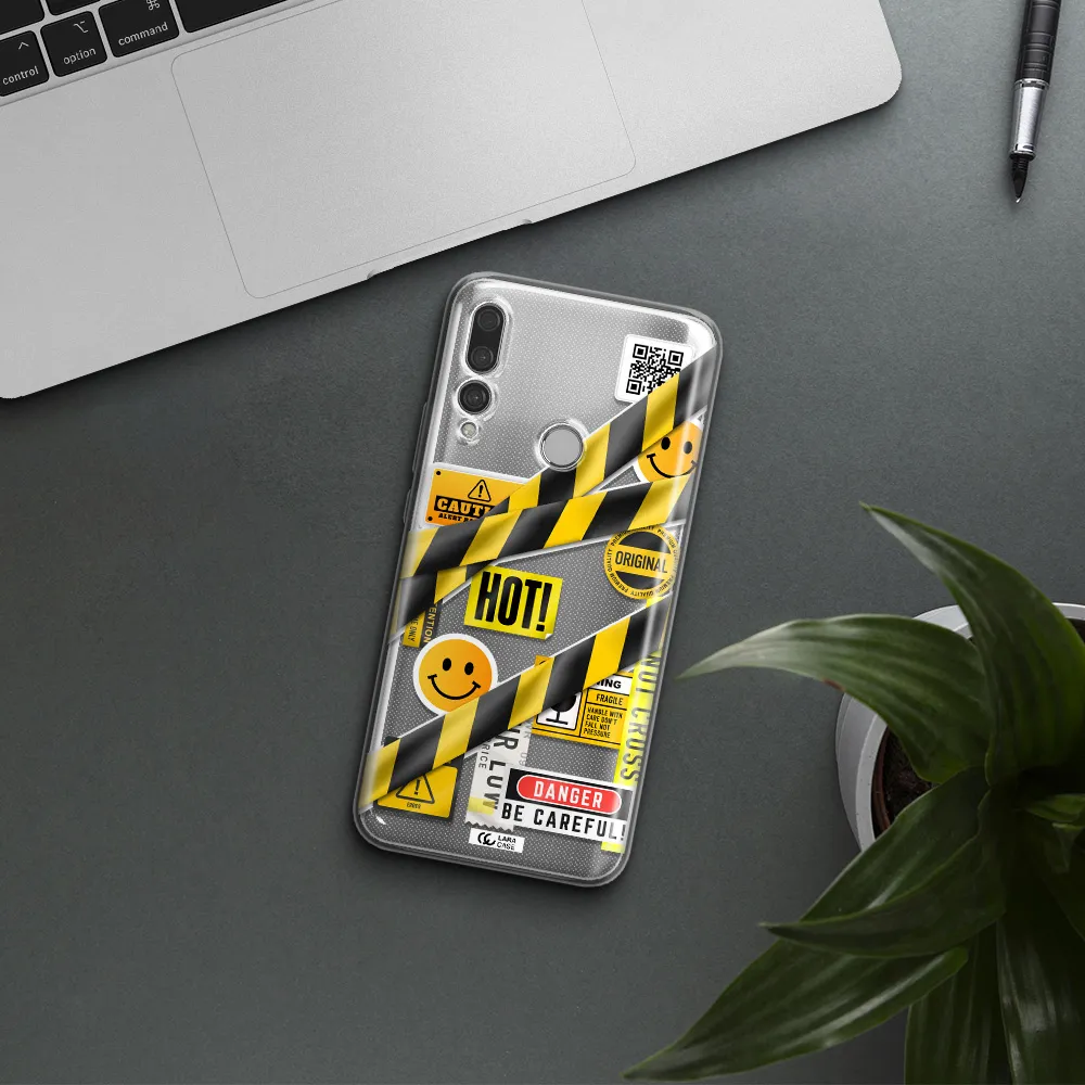 Be Careful Huawei Y9 Prime 2019 Clear TPU Case